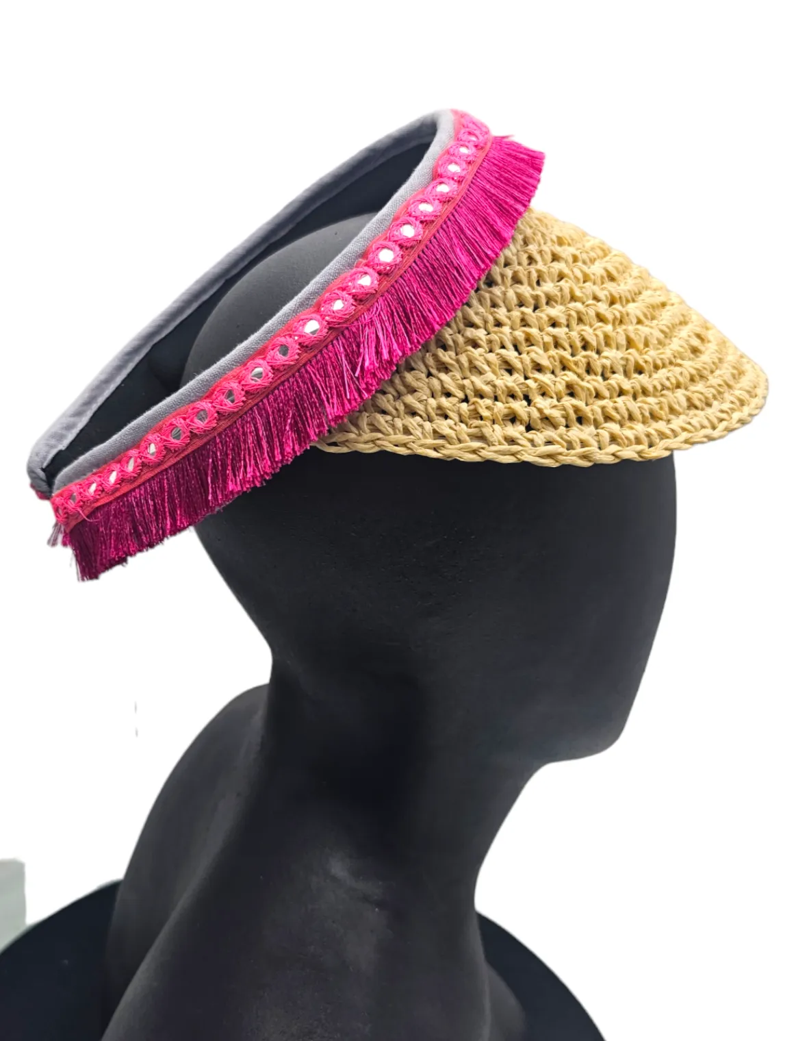 Straw Visor Beach Sports Cap (Luz)