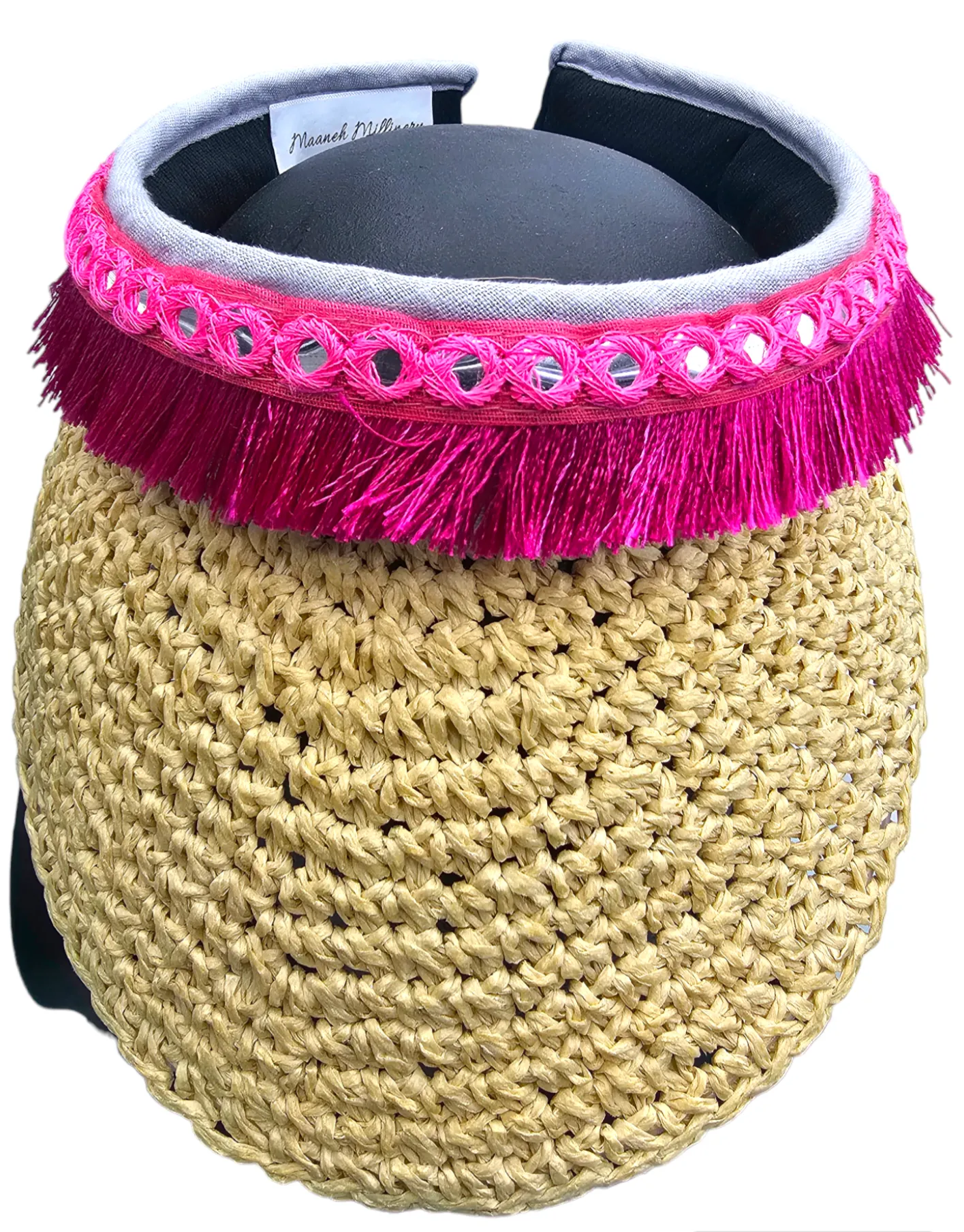 Straw Visor Beach Sports Cap (Luz)