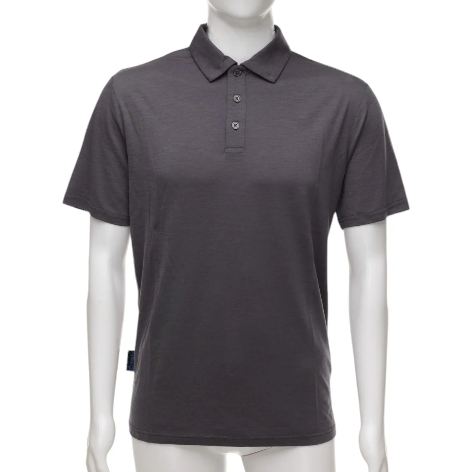 The Merino Polo - Men's Polo Shirt - Charcoal Grey