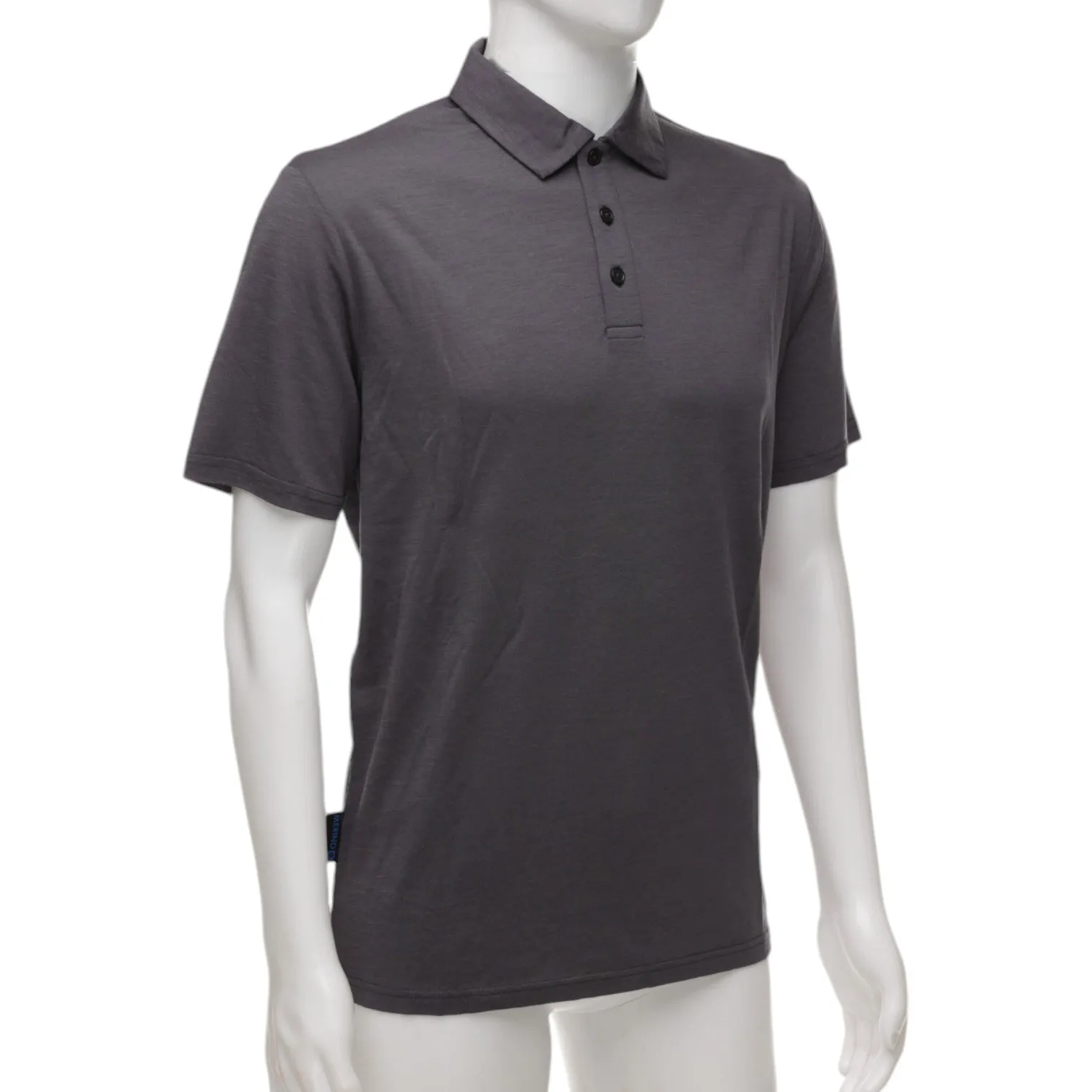 The Merino Polo - Men's Polo Shirt - Charcoal Grey