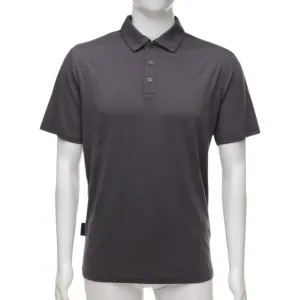 The Merino Polo - Men's Polo Shirt - Charcoal Grey