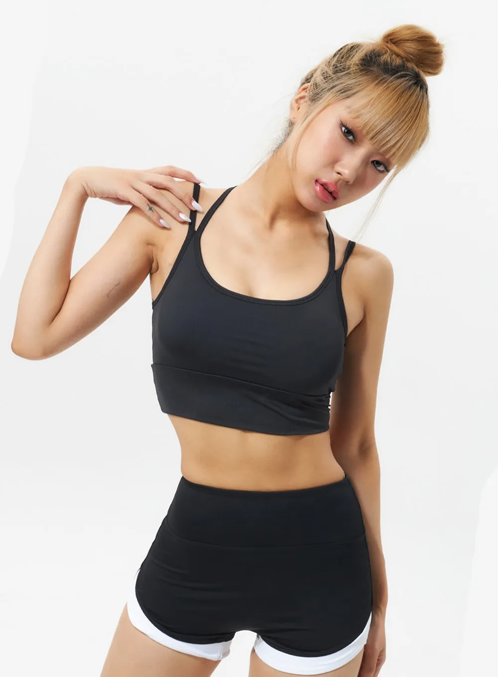 Thin Strap Sports Bra Top IL318