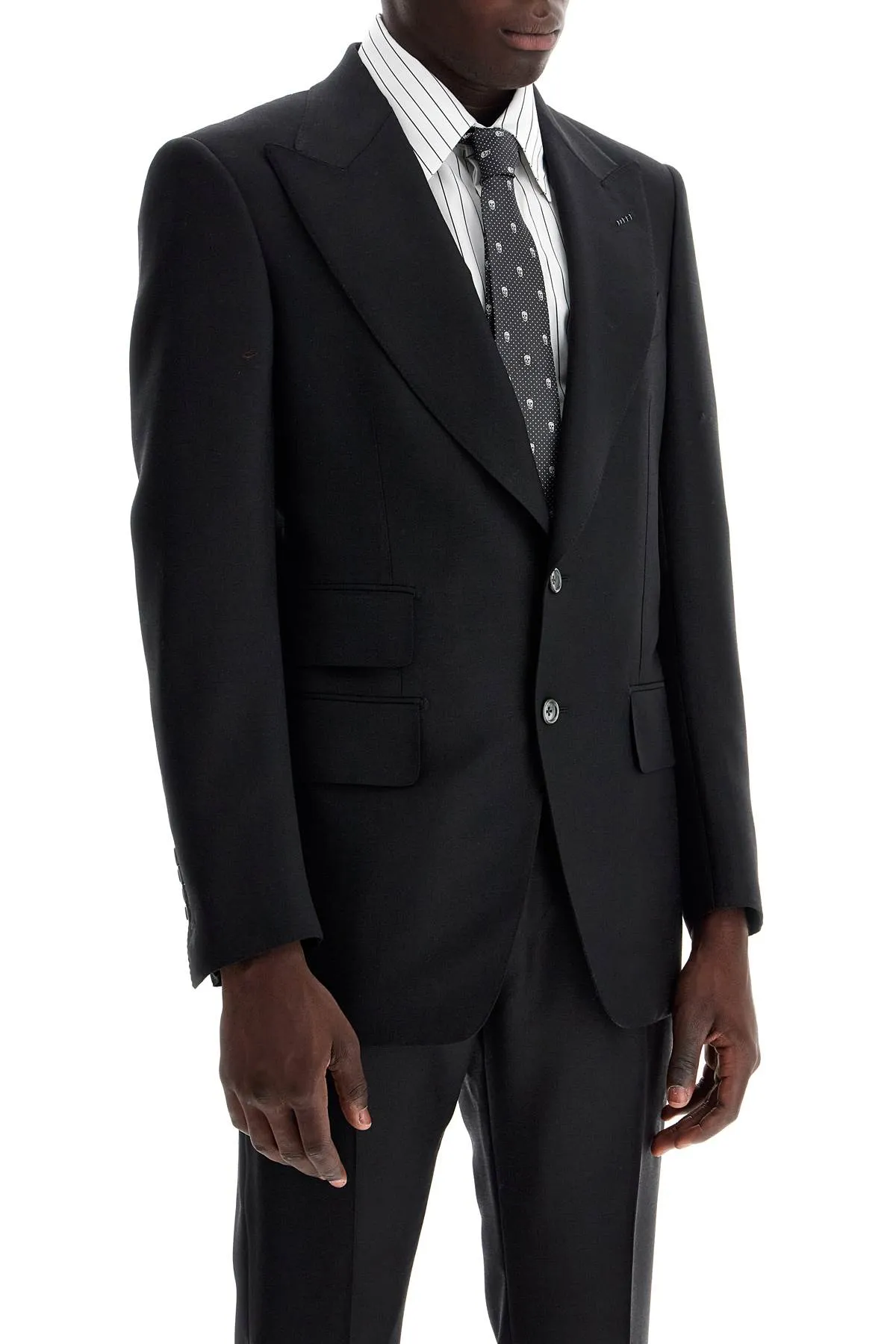 Tom Ford Atticus Single-Breasted Jacket In Wool And