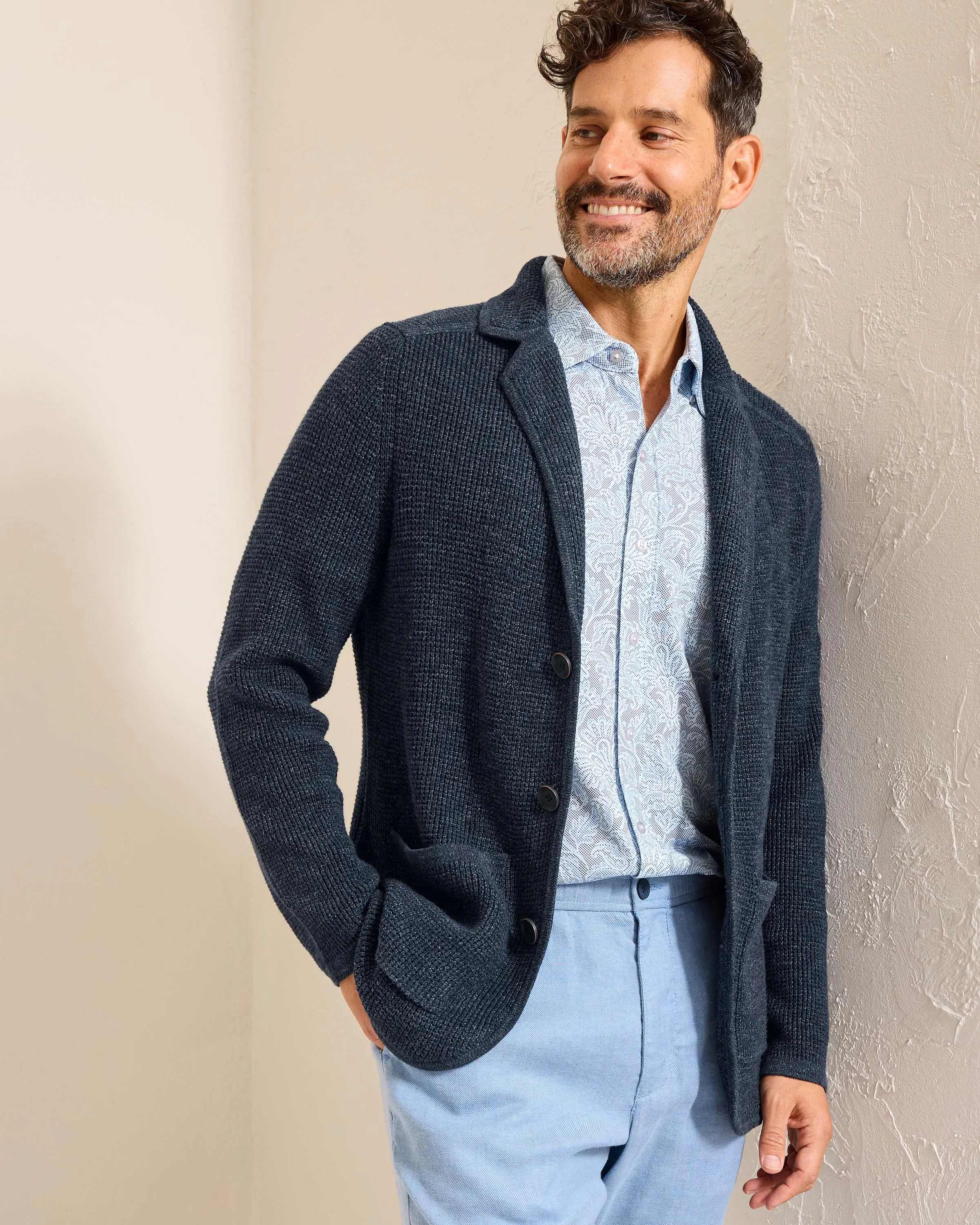 Tommy Bahama Sweater Blazer Cityscape | Ocean Deep