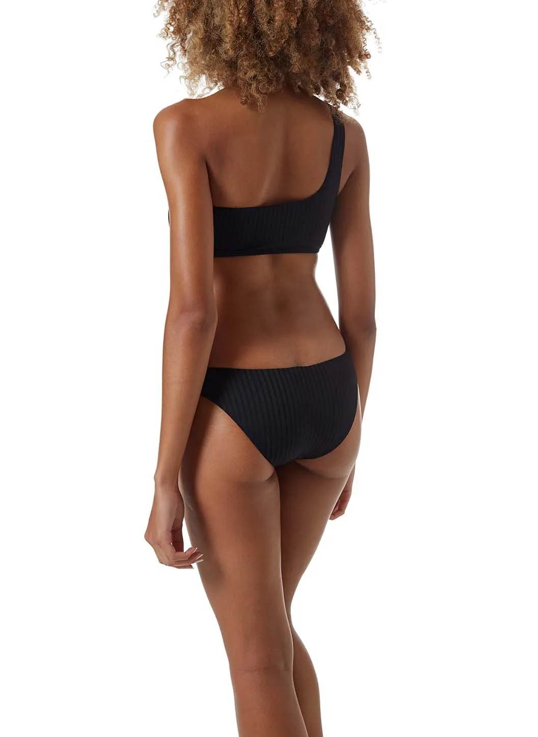 Toulouse Black Ribbed Bikini Bottom