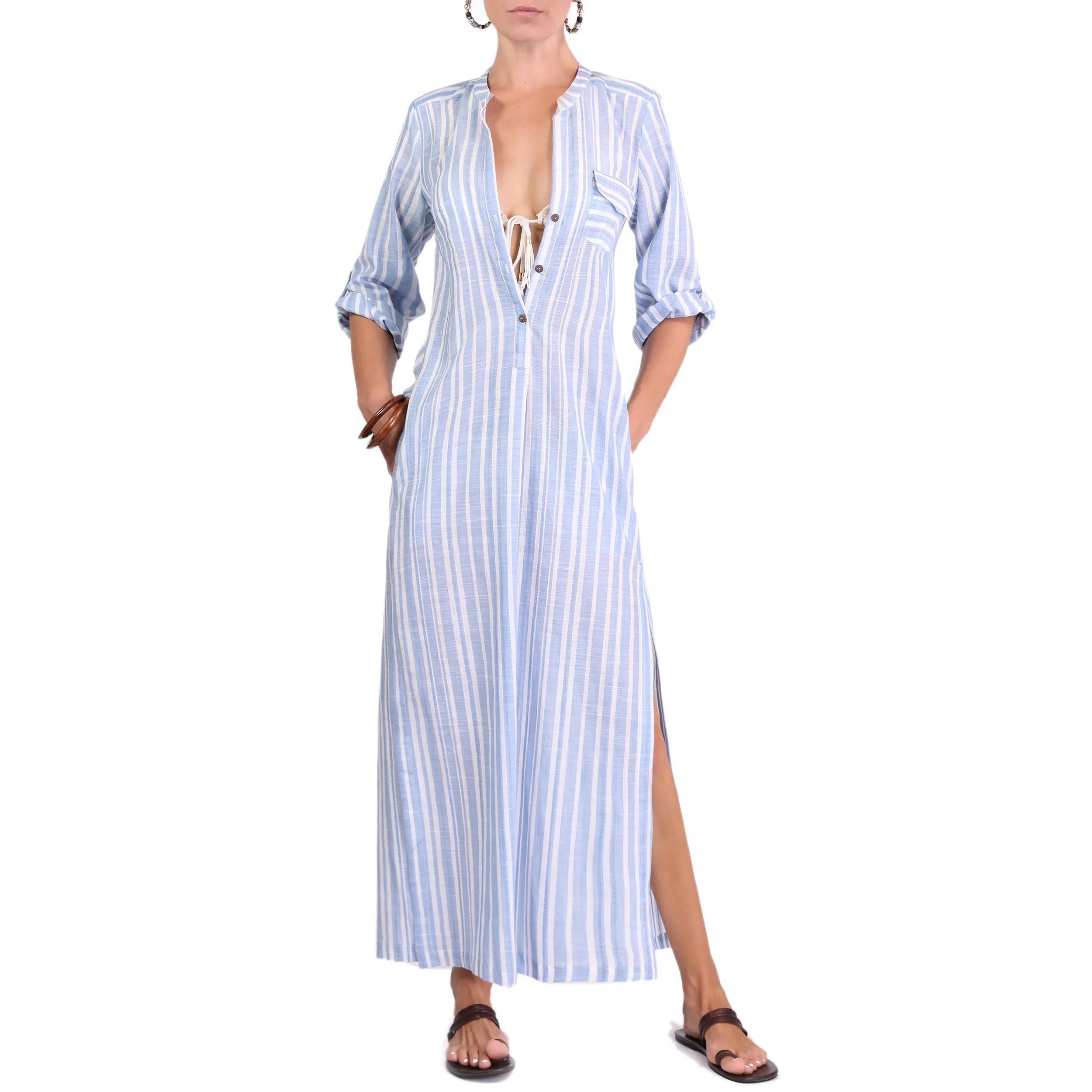 Tracey Caftan - Linen Blend