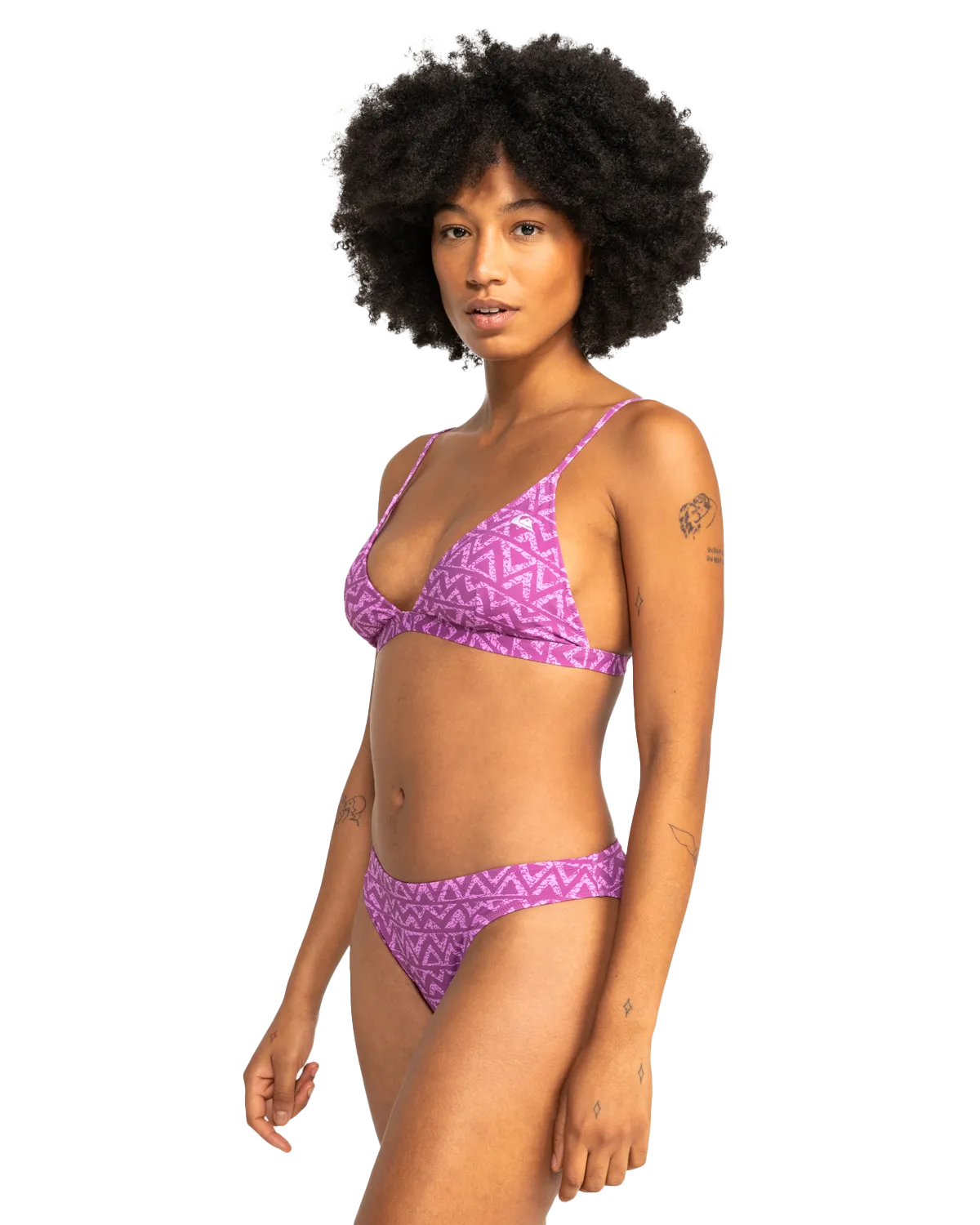 Uni Champion Sound Bikini Bottoms in Violet Heritage