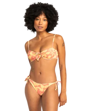 Uni Love Blows Bikini Bottoms in Canyon Clay 2 Tones Flower