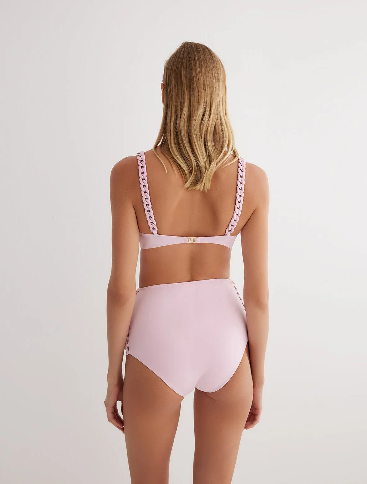 Vilhelmina Pink Bikini Top