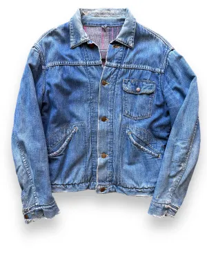 Vintage Blanket Lined Wrangler Denim Jacket MJL SZ 42 | Vintage Denim Jacket Seattle | Barn Owl Seattle