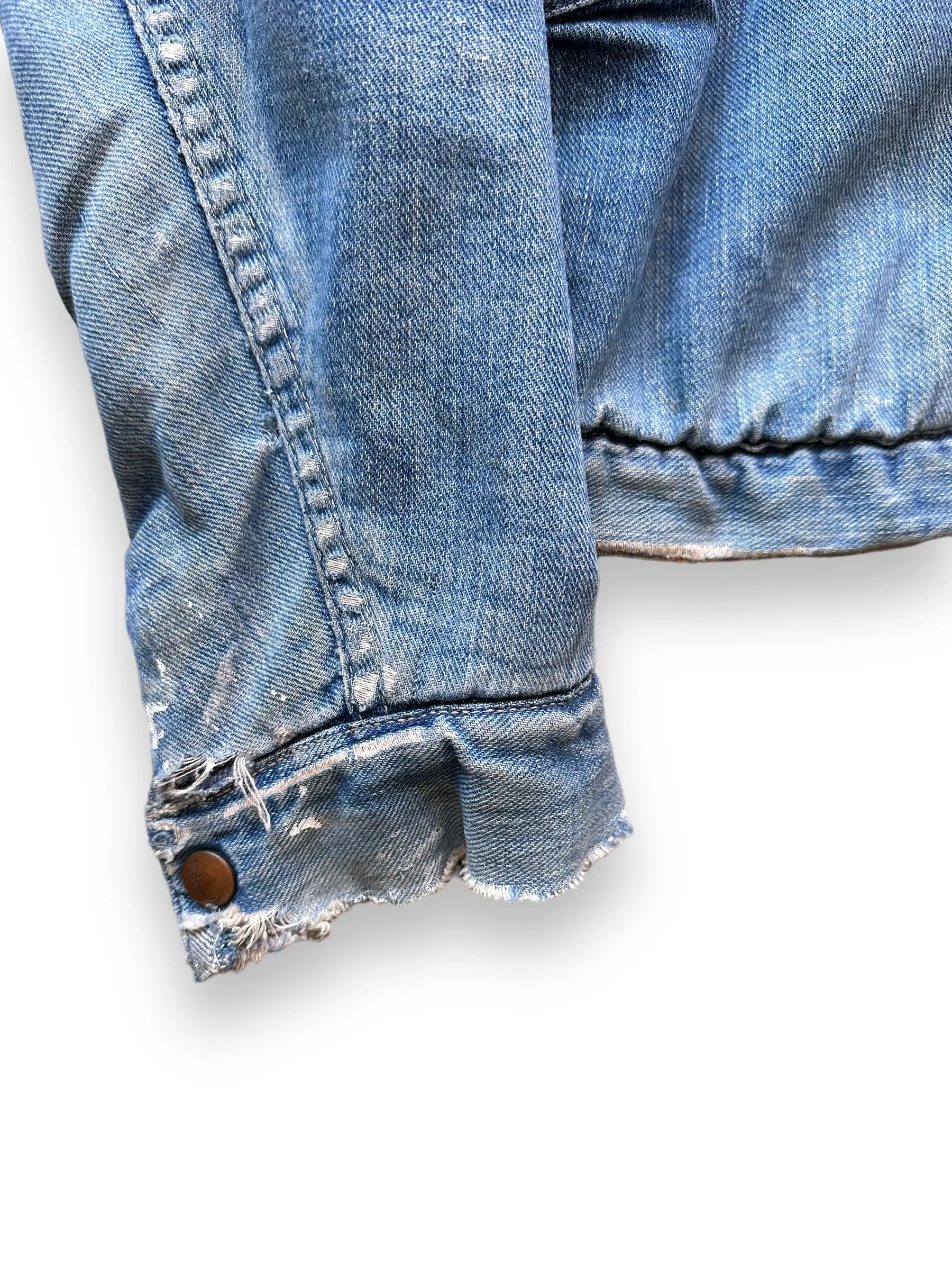 Vintage Blanket Lined Wrangler Denim Jacket MJL SZ 42 | Vintage Denim Jacket Seattle | Barn Owl Seattle