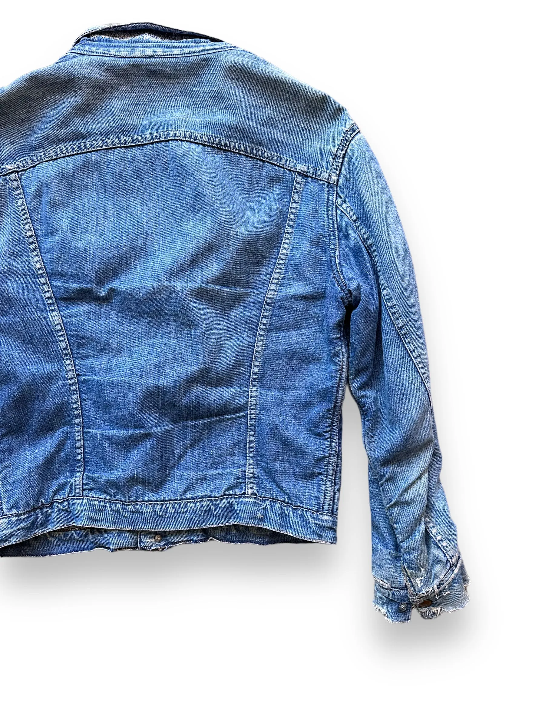 Vintage Blanket Lined Wrangler Denim Jacket MJL SZ 42 | Vintage Denim Jacket Seattle | Barn Owl Seattle