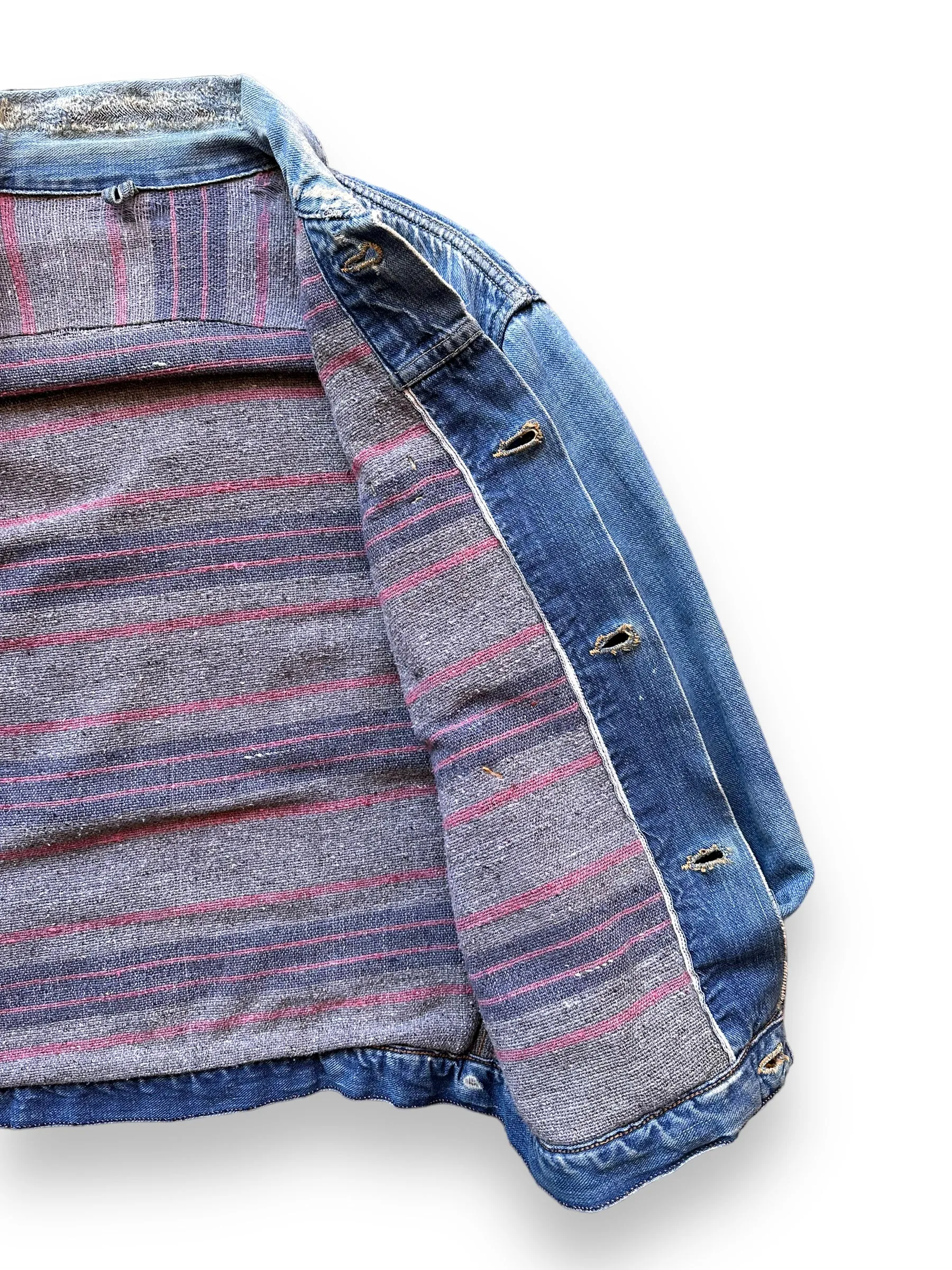 Vintage Blanket Lined Wrangler Denim Jacket MJL SZ 42 | Vintage Denim Jacket Seattle | Barn Owl Seattle