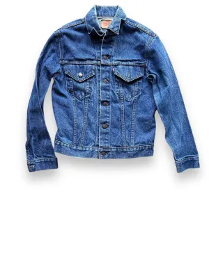 Vintage Dark 2-Pocket Levi's Type III Denim Jacket SZ 38 | Vintage Denim Jacket Seattle | Seattle Vintage Denim