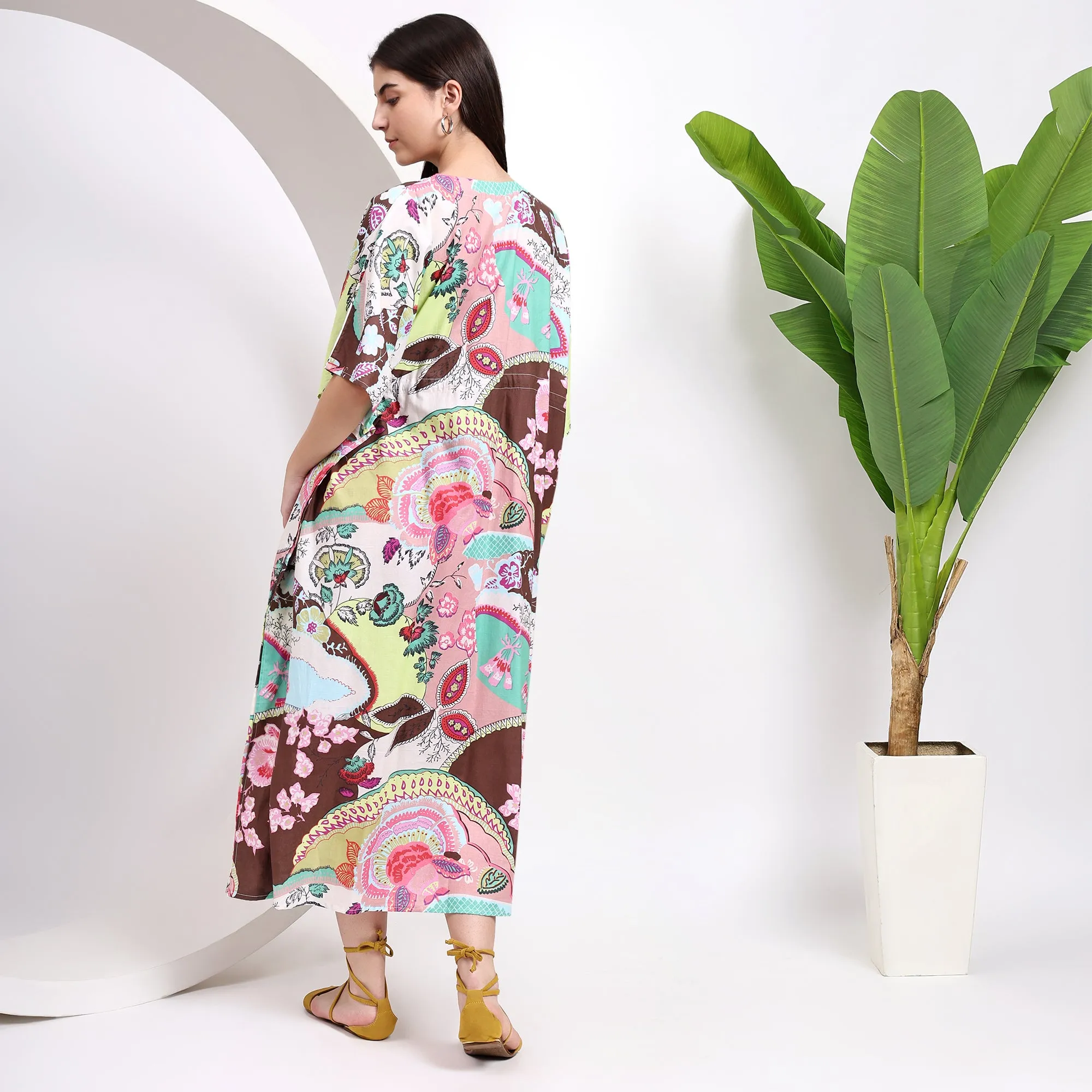 Windham Paradiso Style Brown Kaftan: The Classic Trend!