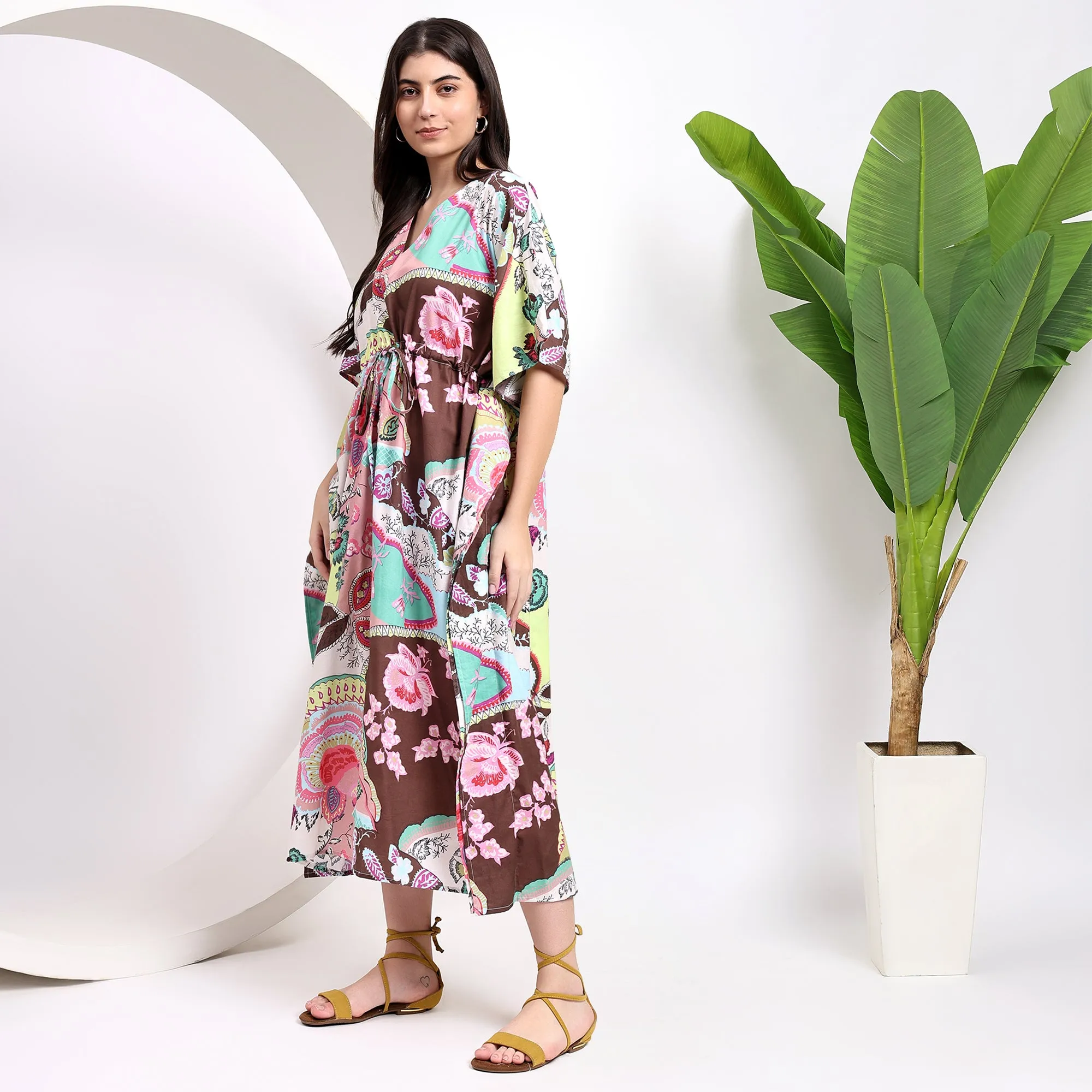 Windham Paradiso Style Brown Kaftan: The Classic Trend!