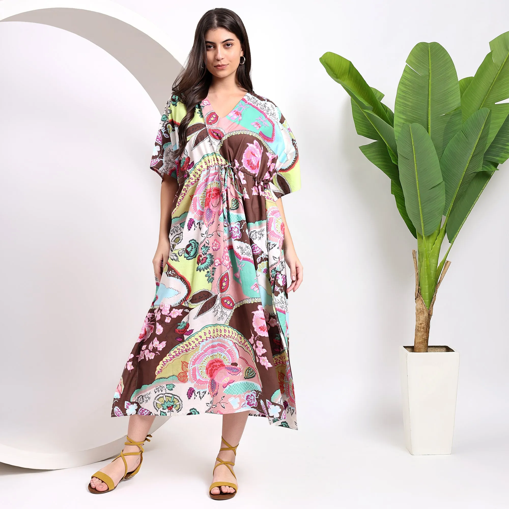 Windham Paradiso Style Brown Kaftan: The Classic Trend!