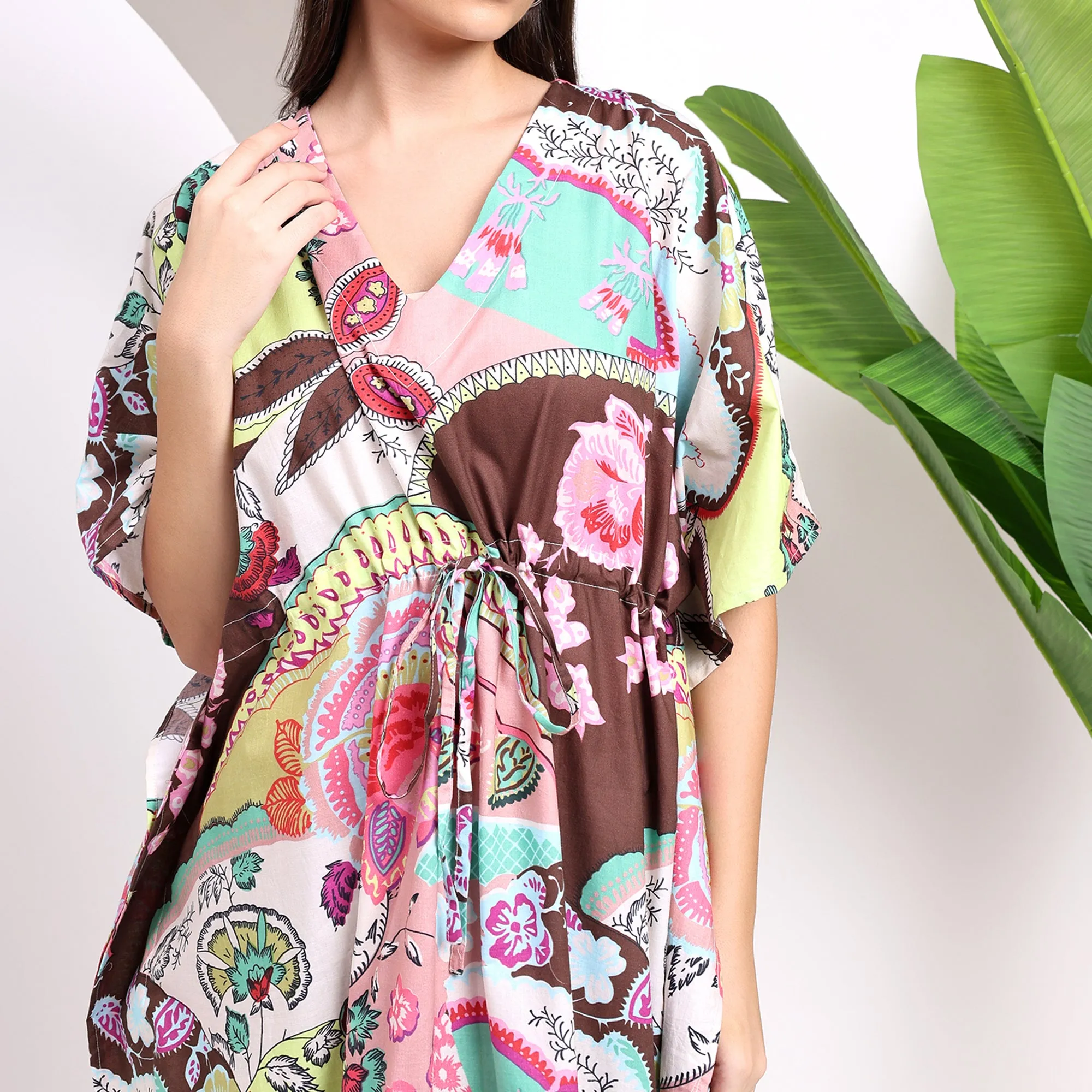 Windham Paradiso Style Brown Kaftan: The Classic Trend!