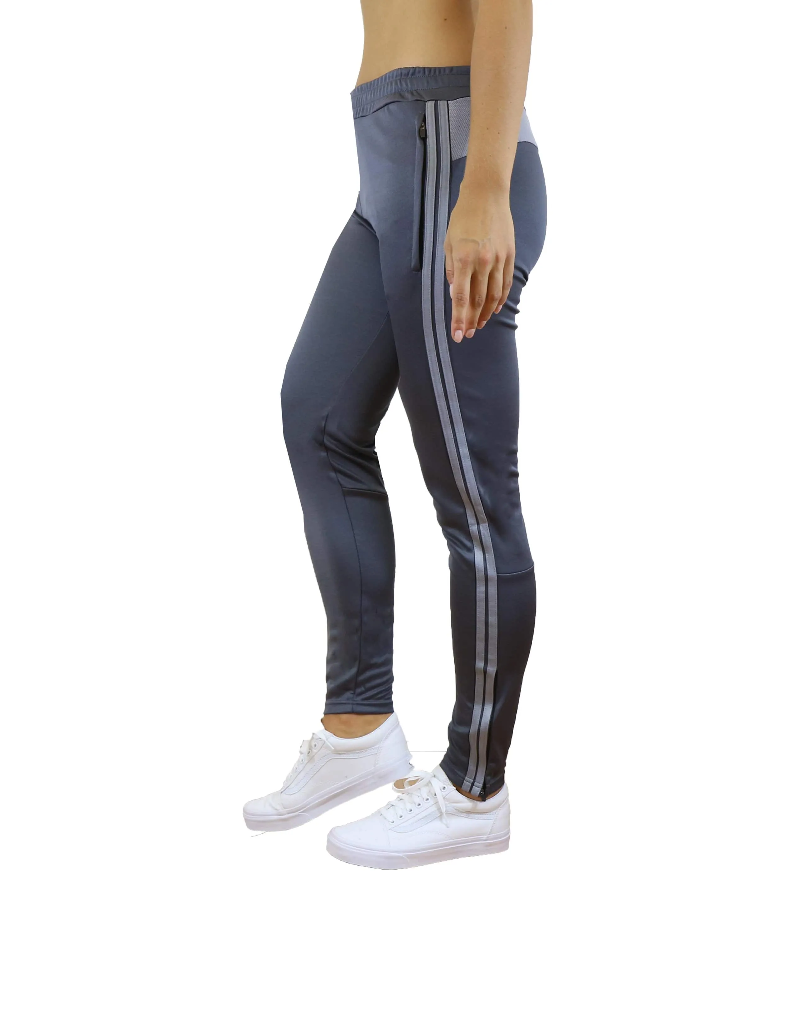 Women's Moisture Wicking Striped Track Joggers