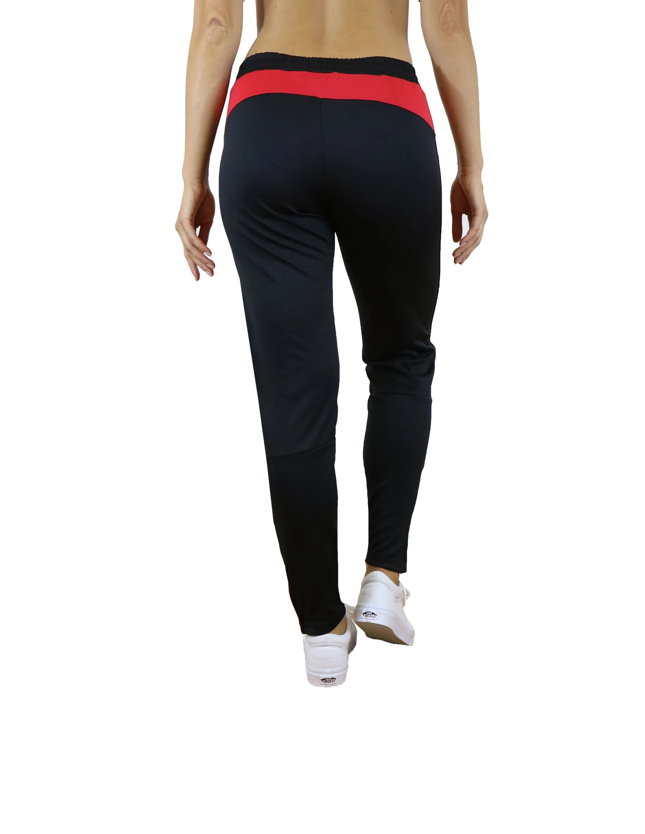 Women's Moisture Wicking Striped Track Joggers