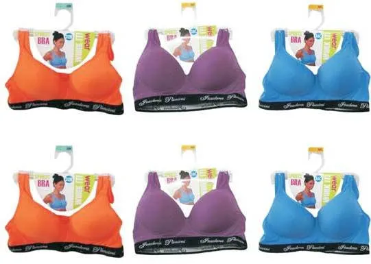 women's sports bras - bright colors Case of 72