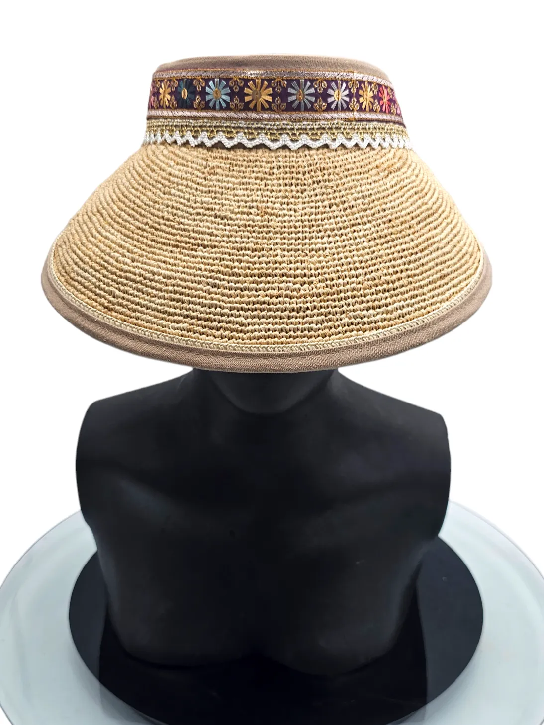 Womens visor sun hat (Safia)
