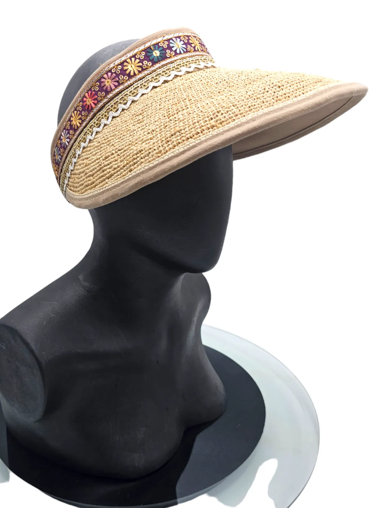 Womens visor sun hat (Safia)