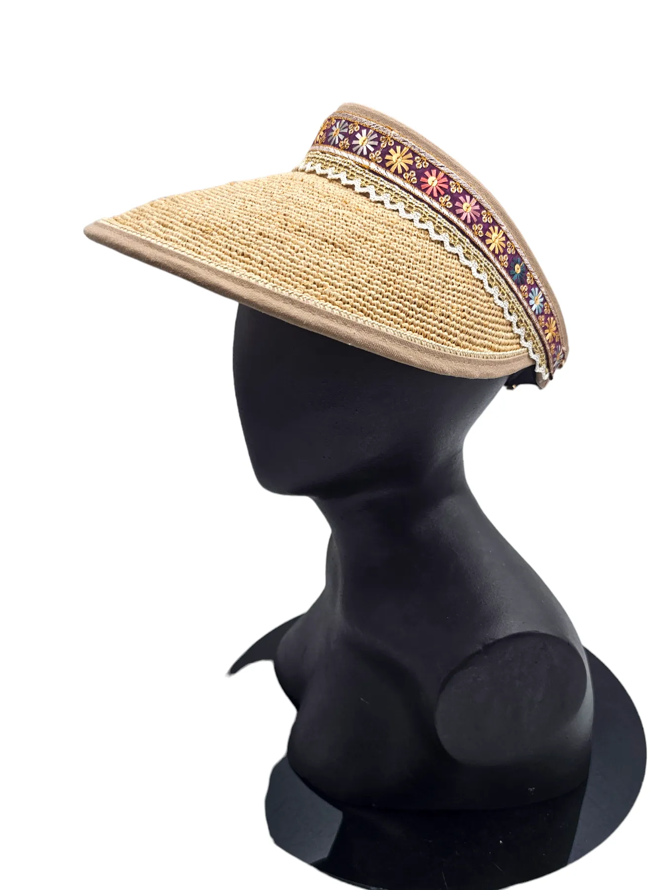 Womens visor sun hat (Safia)