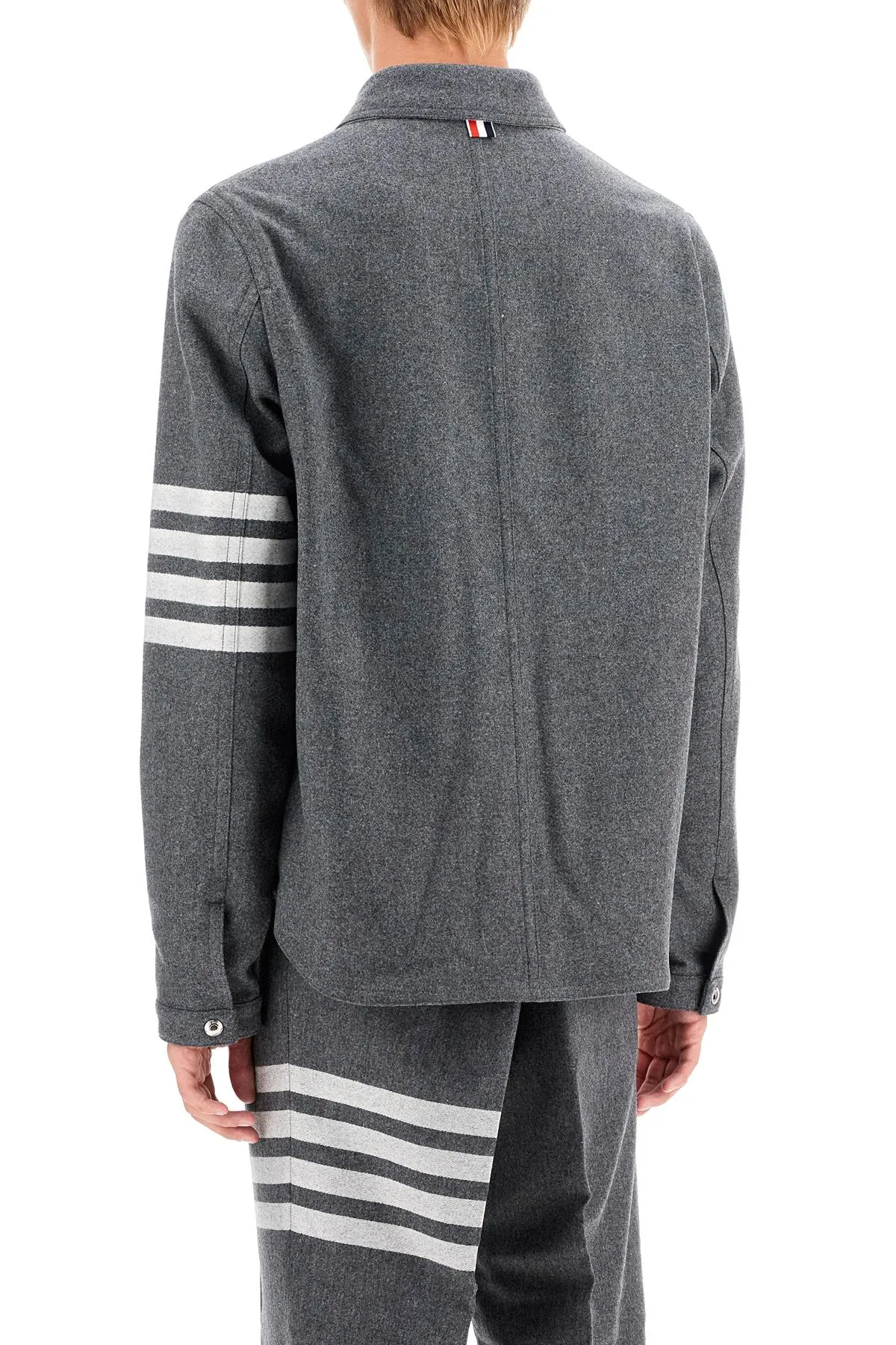 WOOL AND CASHMERE BLEND OVERSH